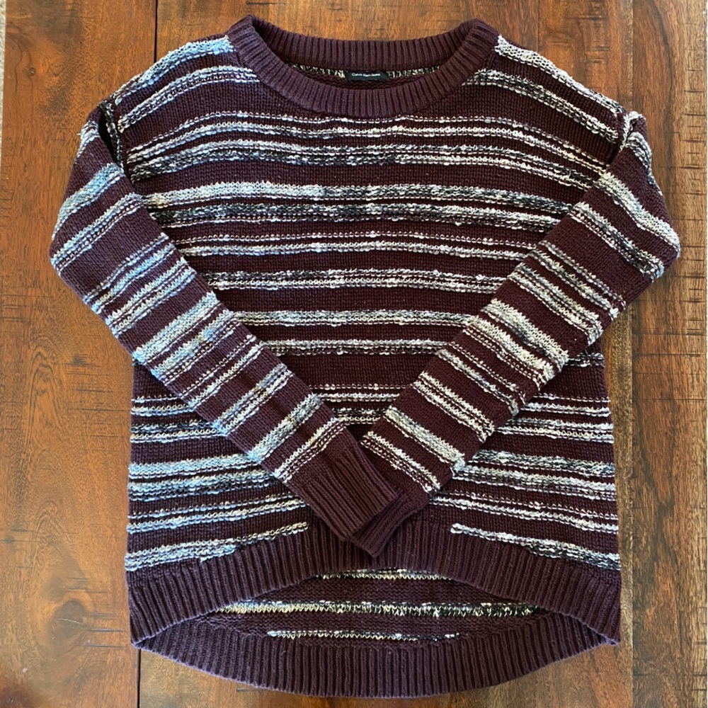 Calvin Klein Jeans Striped Knit Sweater